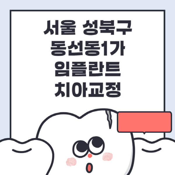 서울 성북구 동선동1가-임플란트-치아교정-잘하는-곳-치과-전문병원-추천-저렴한-가격-싼-곳-수면-디지털-틀니-원데이