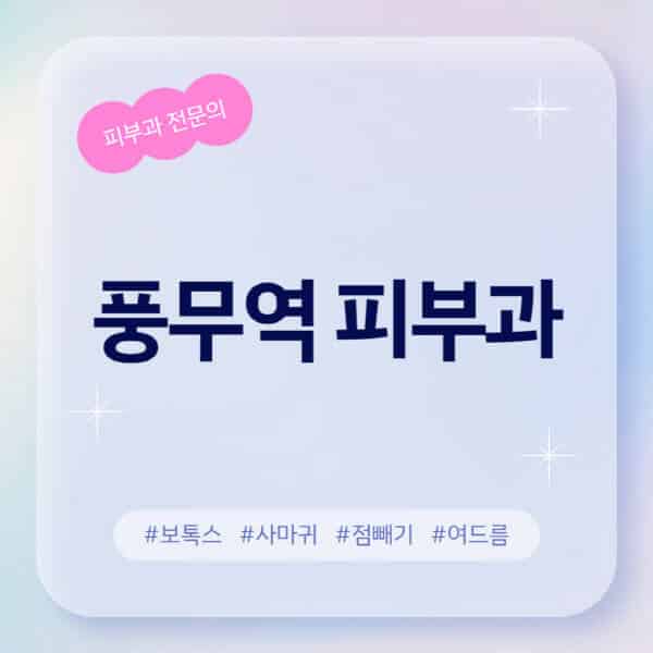 풍무역-피부과-추천-후기-좋고-친절한-곳-근처-유명한-피부과-전문의-병원-찾기-여드름-레이저-제모-점빼기-보톡스-아토피-무좀-사마귀