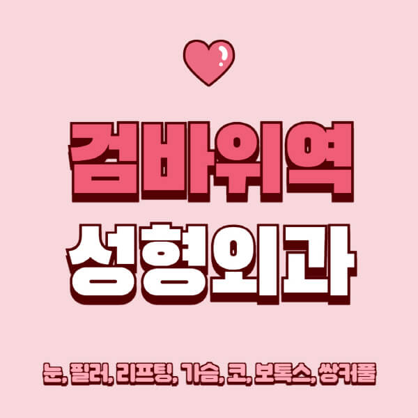 검바위역-성형외과-추천-유명한-곳-일요일-전문의-잘하는-곳-눈-필러-리프팅-가슴-코-보톡스-쌍커풀-후기