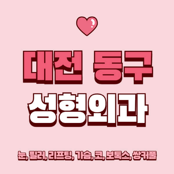 대전 동구-성형외과-추천-유명한-곳-일요일-전문의-잘하는-곳-눈-필러-리프팅-가슴-코-보톡스-쌍커풀-후기