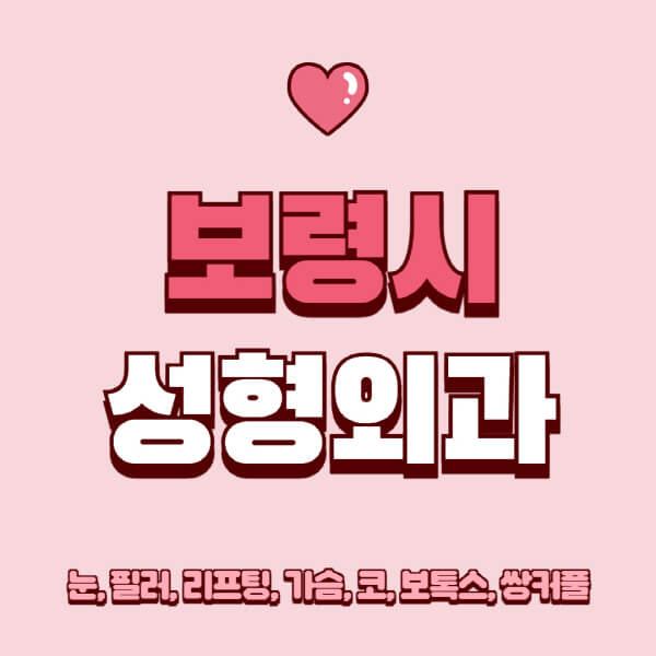 보령시-성형외과-추천-유명한-곳-일요일-전문의-잘하는-곳-눈-필러-리프팅-가슴-코-보톡스-쌍커풀-후기