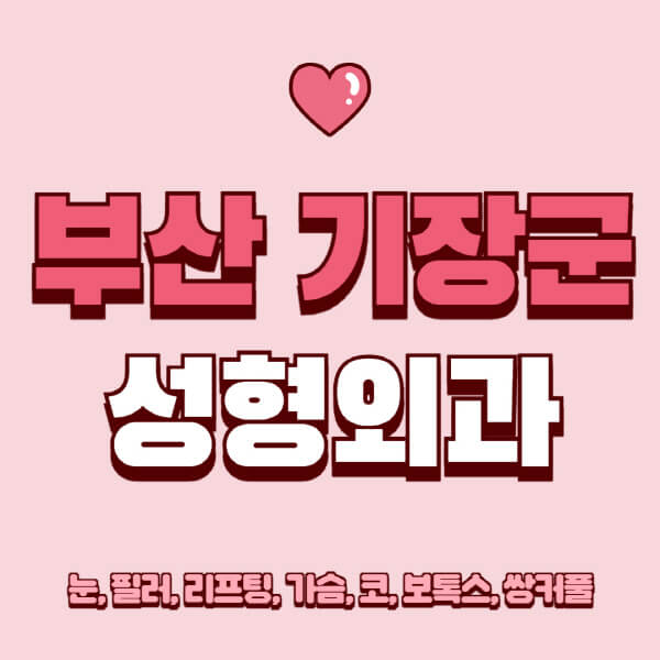 부산 기장군-성형외과-추천-유명한-곳-일요일-전문의-잘하는-곳-눈-필러-리프팅-가슴-코-보톡스-쌍커풀-후기