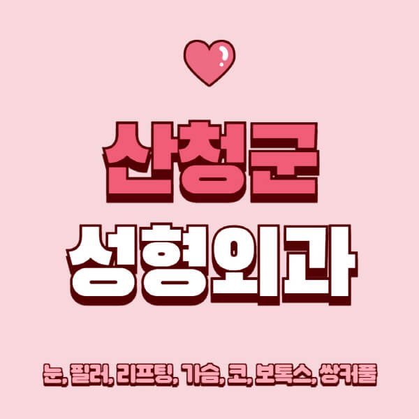 산청군-성형외과-추천-유명한-곳-일요일-전문의-잘하는-곳-눈-필러-리프팅-가슴-코-보톡스-쌍커풀-후기