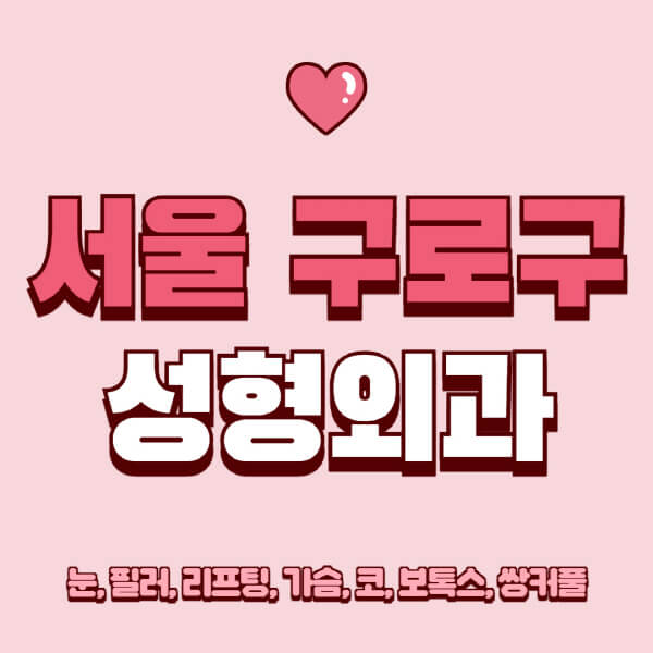서울 구로구-성형외과-추천-유명한-곳-일요일-전문의-잘하는-곳-눈-필러-리프팅-가슴-코-보톡스-쌍커풀-후기