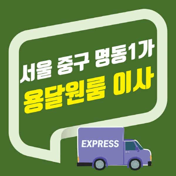 서울 중구 명동1가-용달이사-원룸이사-잘하는-곳-업체-추천-포장-이삿짐센터-비용-사다리차-오피스텔-빌라-아파트