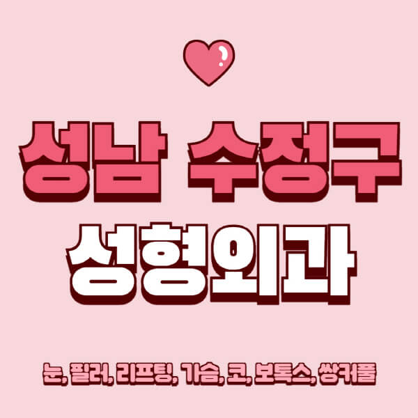 성남 수정구-성형외과-추천-유명한-곳-일요일-전문의-잘하는-곳-눈-필러-리프팅-가슴-코-보톡스-쌍커풀-후기
