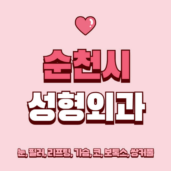 순천시-성형외과-추천-유명한-곳-일요일-전문의-잘하는-곳-눈-필러-리프팅-가슴-코-보톡스-쌍커풀-후기