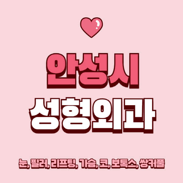 안성시-성형외과-추천-유명한-곳-일요일-전문의-잘하는-곳-눈-필러-리프팅-가슴-코-보톡스-쌍커풀-후기