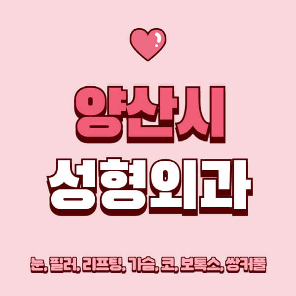 양산시-성형외과-추천-유명한-곳-일요일-전문의-잘하는-곳-눈-필러-리프팅-가슴-코-보톡스-쌍커풀-후기