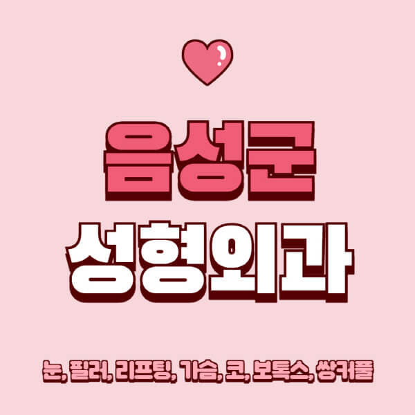 음성군-성형외과-추천-유명한-곳-일요일-전문의-잘하는-곳-눈-필러-리프팅-가슴-코-보톡스-쌍커풀-후기