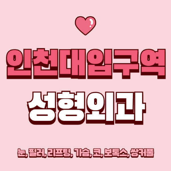 인천대입구역-성형외과-추천-유명한-곳-일요일-전문의-잘하는-곳-눈-필러-리프팅-가슴-코-보톡스-쌍커풀-후기