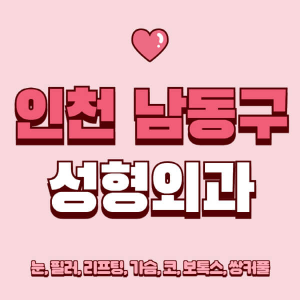 인천 남동구-성형외과-추천-유명한-곳-일요일-전문의-잘하는-곳-눈-필러-리프팅-가슴-코-보톡스-쌍커풀-후기