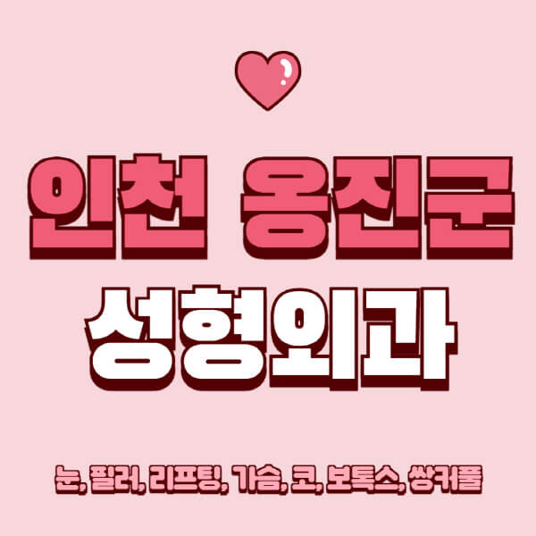 인천 옹진군-성형외과-추천-유명한-곳-일요일-전문의-잘하는-곳-눈-필러-리프팅-가슴-코-보톡스-쌍커풀-후기