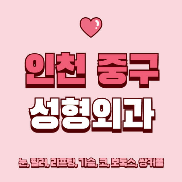 인천 중구-성형외과-추천-유명한-곳-일요일-전문의-잘하는-곳-눈-필러-리프팅-가슴-코-보톡스-쌍커풀-후기