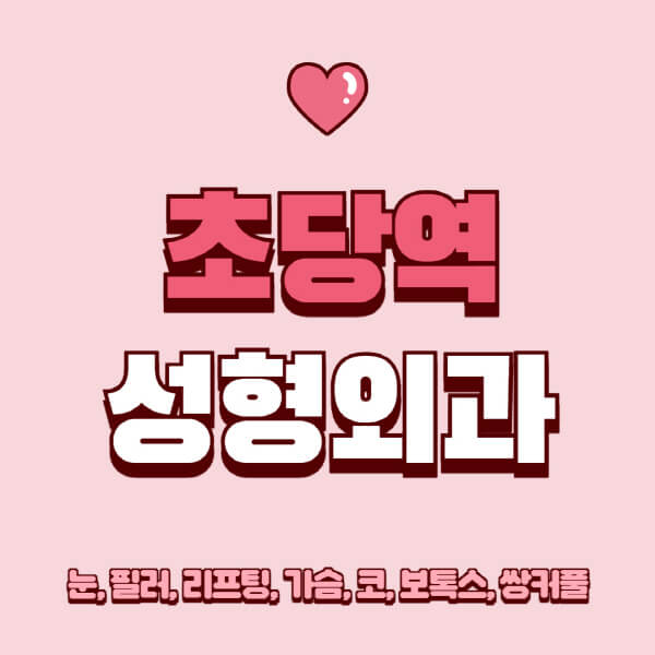 초당역-성형외과-추천-유명한-곳-일요일-전문의-잘하는-곳-눈-필러-리프팅-가슴-코-보톡스-쌍커풀-후기