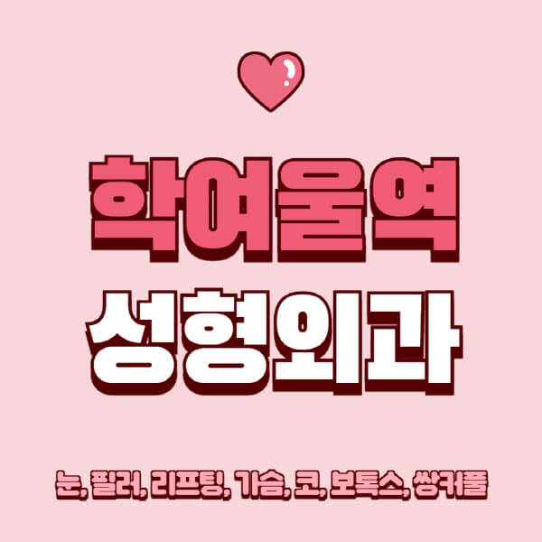 학여울역-성형외과-추천-유명한-곳-일요일-전문의-잘하는-곳-눈-필러-리프팅-가슴-코-보톡스-쌍커풀-후기