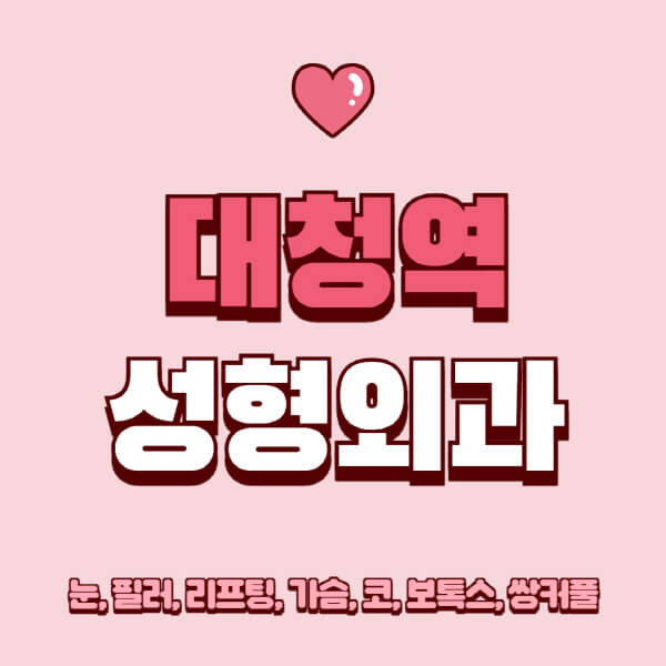 대청역-성형외과-추천-유명한-곳-일요일-전문의-잘하는-곳-눈-필러-리프팅-가슴-코-보톡스-쌍커풀-후기