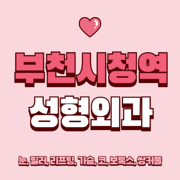 부천시청역-성형외과-추천-유명한-곳-일요일-전문의-잘하는-곳-눈-필러-리프팅-가슴-코-보톡스-쌍커풀-후기