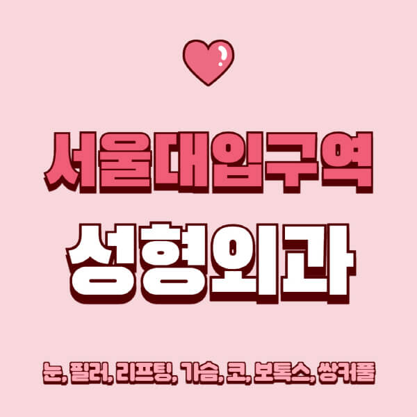 서울대입구역-성형외과-추천-유명한-곳-일요일-전문의-잘하는-곳-눈-필러-리프팅-가슴-코-보톡스-쌍커풀-후기