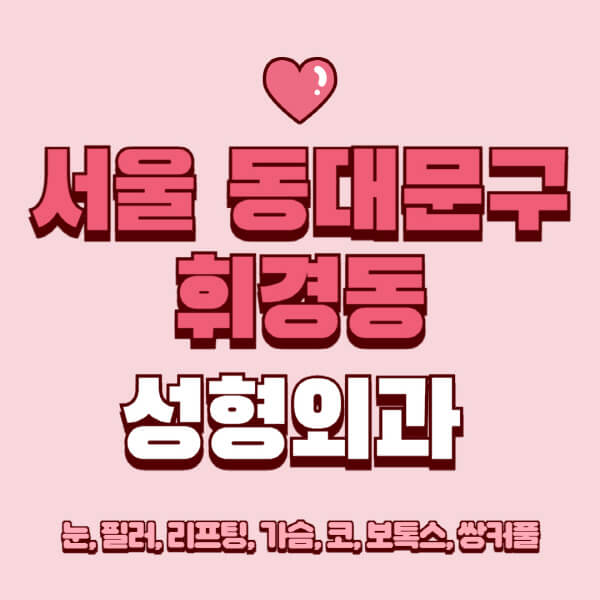 서울 동대문구 휘경동-성형외과-추천-유명한-곳-일요일-전문의-잘하는-곳-눈-필러-리프팅-가슴-코-보톡스-쌍커풀-후기