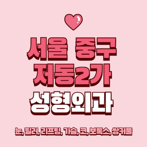 서울 중구 저동2가-성형외과-추천-유명한-곳-일요일-전문의-잘하는-곳-눈-필러-리프팅-가슴-코-보톡스-쌍커풀-후기