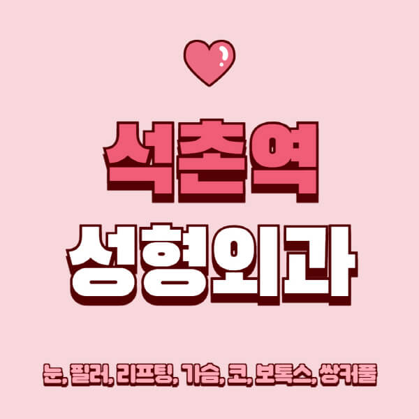 석촌역-성형외과-추천-유명한-곳-일요일-전문의-잘하는-곳-눈-필러-리프팅-가슴-코-보톡스-쌍커풀-후기