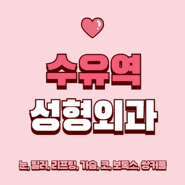수유역-성형외과-추천-유명한-곳-일요일-전문의-잘하는-곳-눈-필러-리프팅-가슴-코-보톡스-쌍커풀-후기