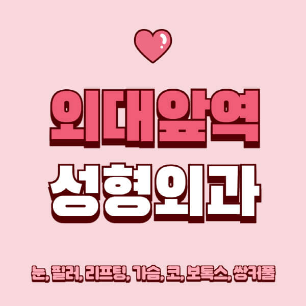 외대앞역-성형외과-추천-유명한-곳-일요일-전문의-잘하는-곳-눈-필러-리프팅-가슴-코-보톡스-쌍커풀-후기