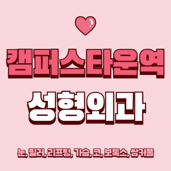 캠퍼스타운역-성형외과-추천-유명한-곳-일요일-전문의-잘하는-곳-눈-필러-리프팅-가슴-코-보톡스-쌍커풀-후기